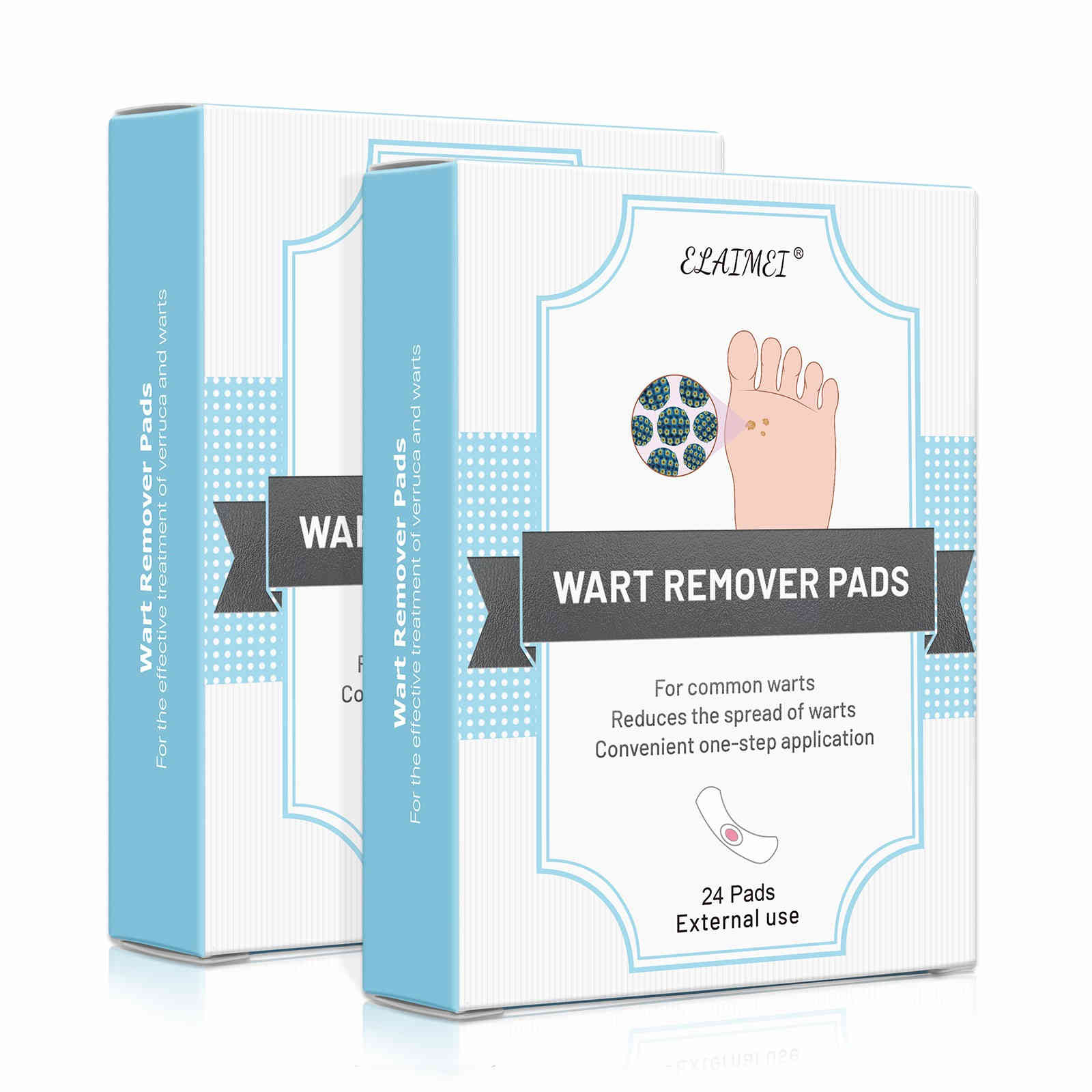 elaimei 腳部雞眼去除貼片 ( 一盒24個貼)