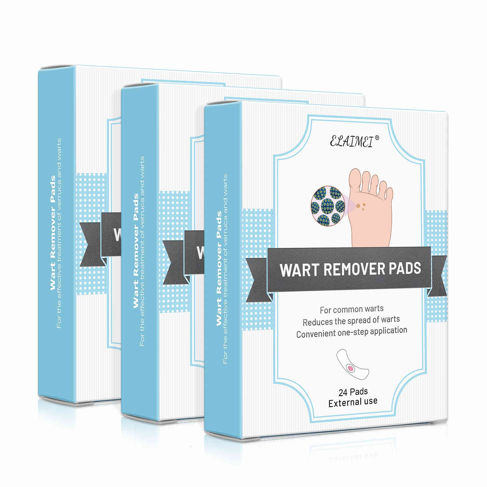 elaimei 腳部雞眼去除貼片 ( 一盒24個貼)
