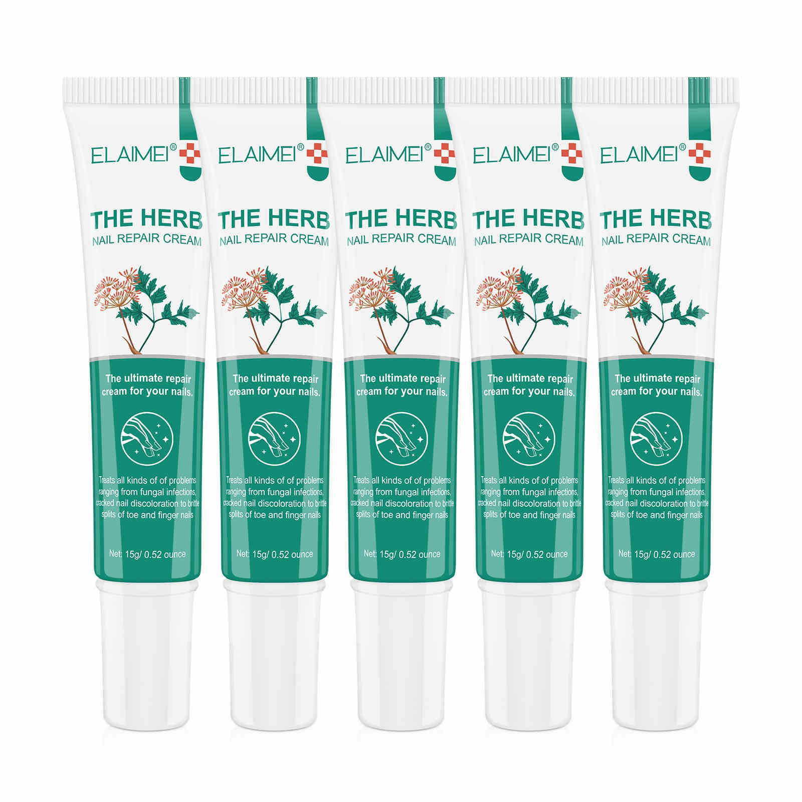 elaimei 草本攝取物指甲修復膏15ml/支x2