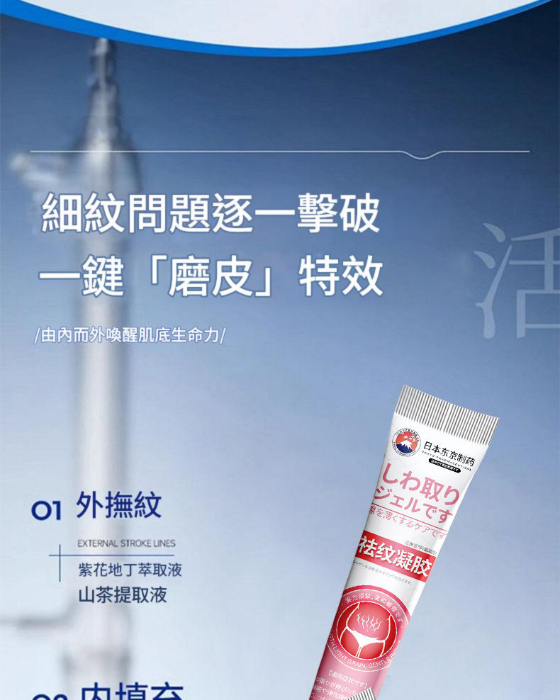 日本東京製藥特效腹部祛紋凝膠 20g/支x2