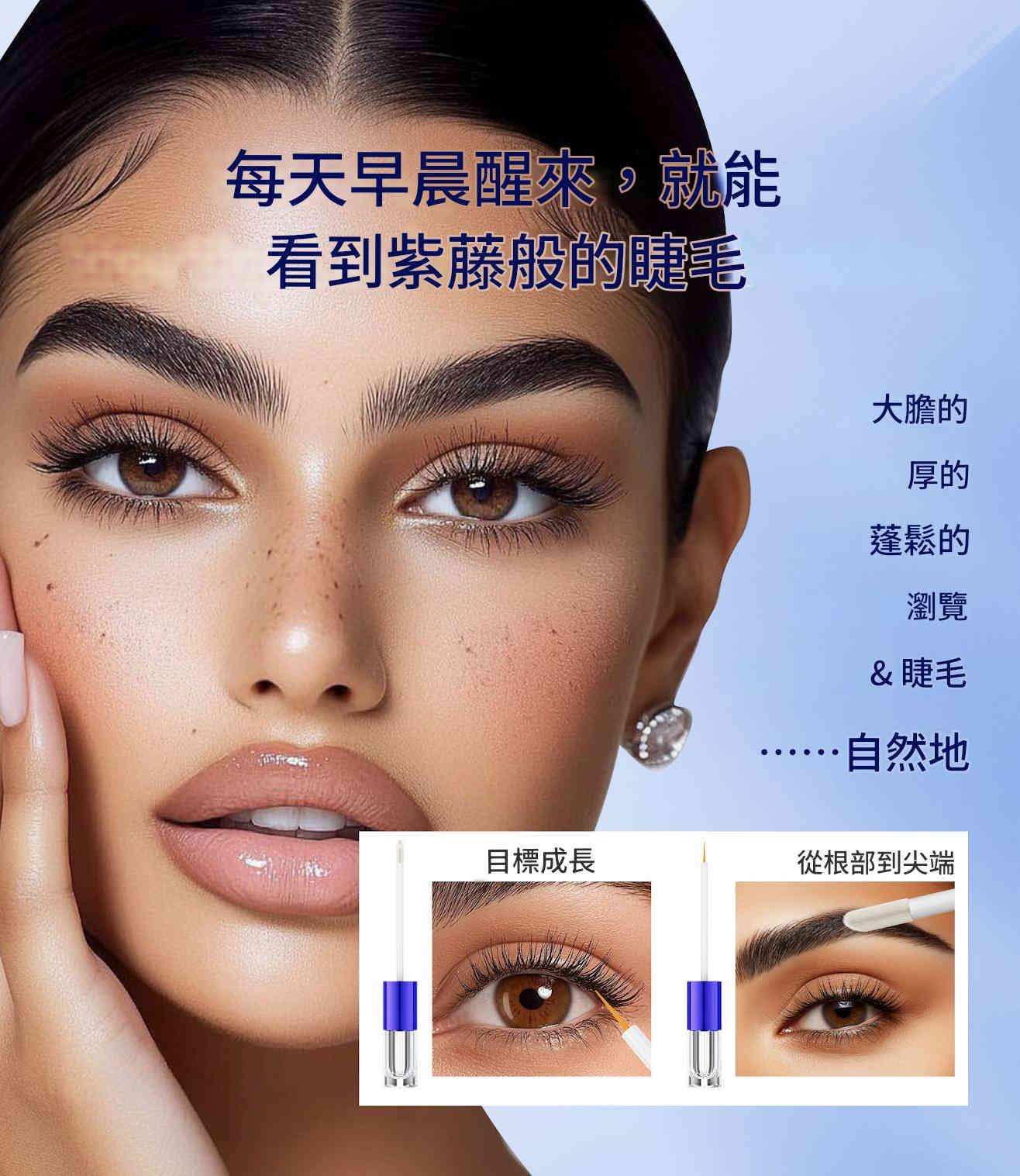 snailgirl睫毛液+眉毛液組合套裝 3ml/支x2