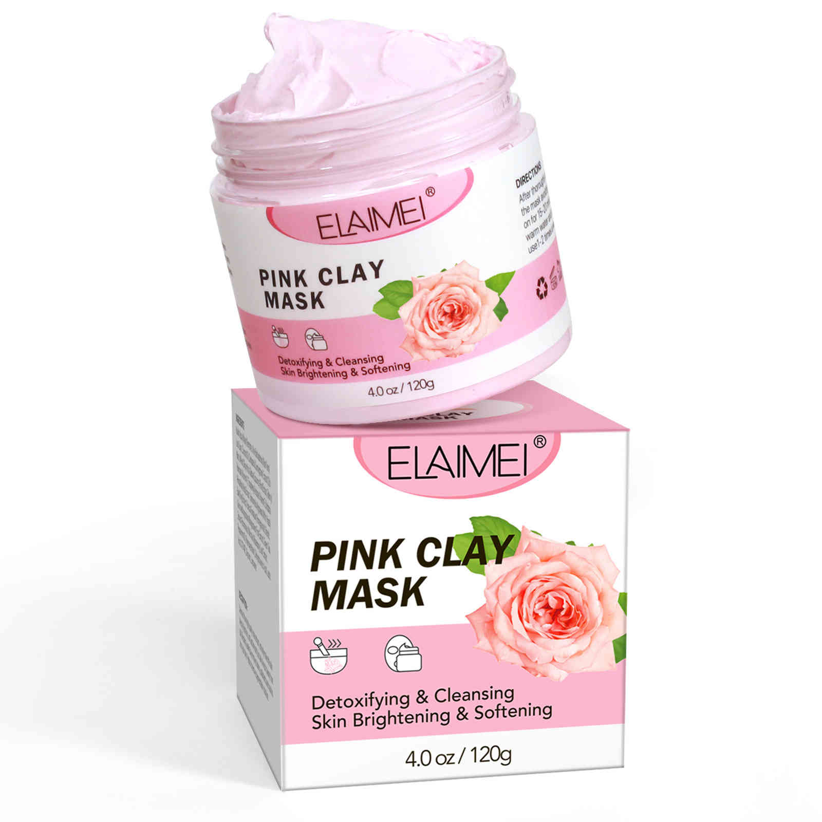 elaimei 薑黃蘆薈萃取物/花萃取物排毒保濕收緊毛孔面霜120g/盒