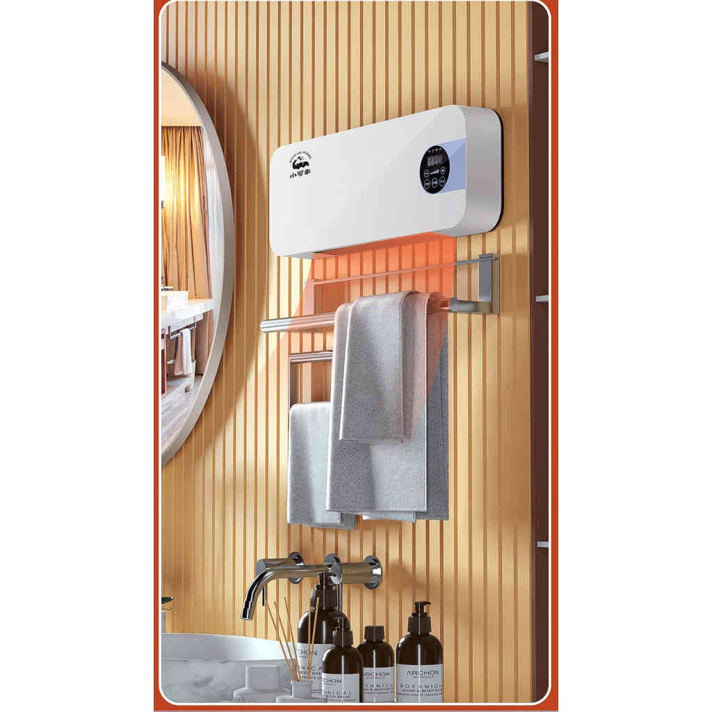 【小可象】冷暖兩用風扇｜3秒速熱ptc暖風+自然涼風，節能低噪，四季適用！