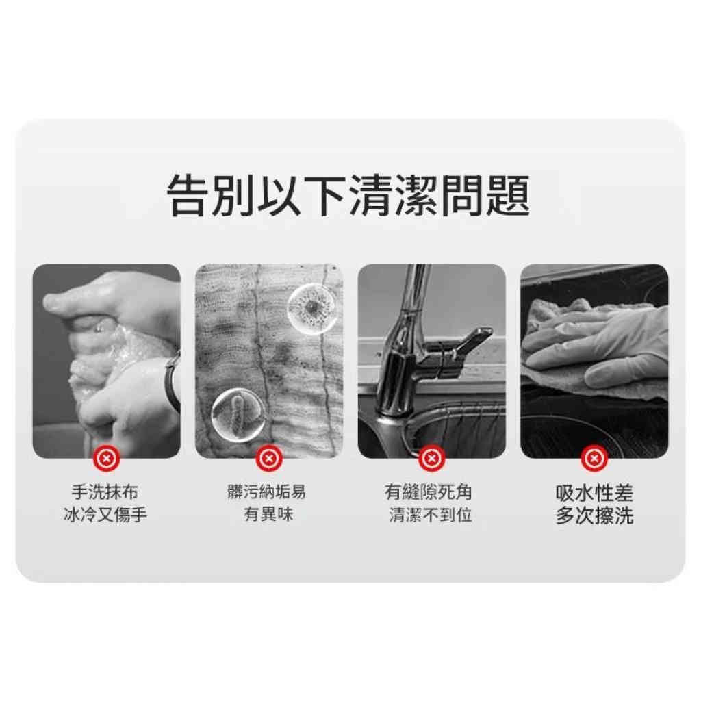 「迷你小拖把3支裝 + 10塊海綿頭｜免手洗強效去污，一推一拉搞定全屋清潔！」