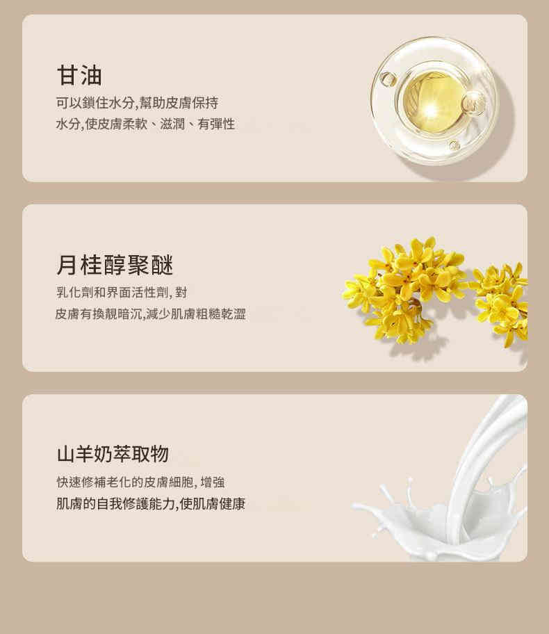 yimiaosi秋冬水果花甘菊多種味道香滋潤護手霜30g/瓶x3