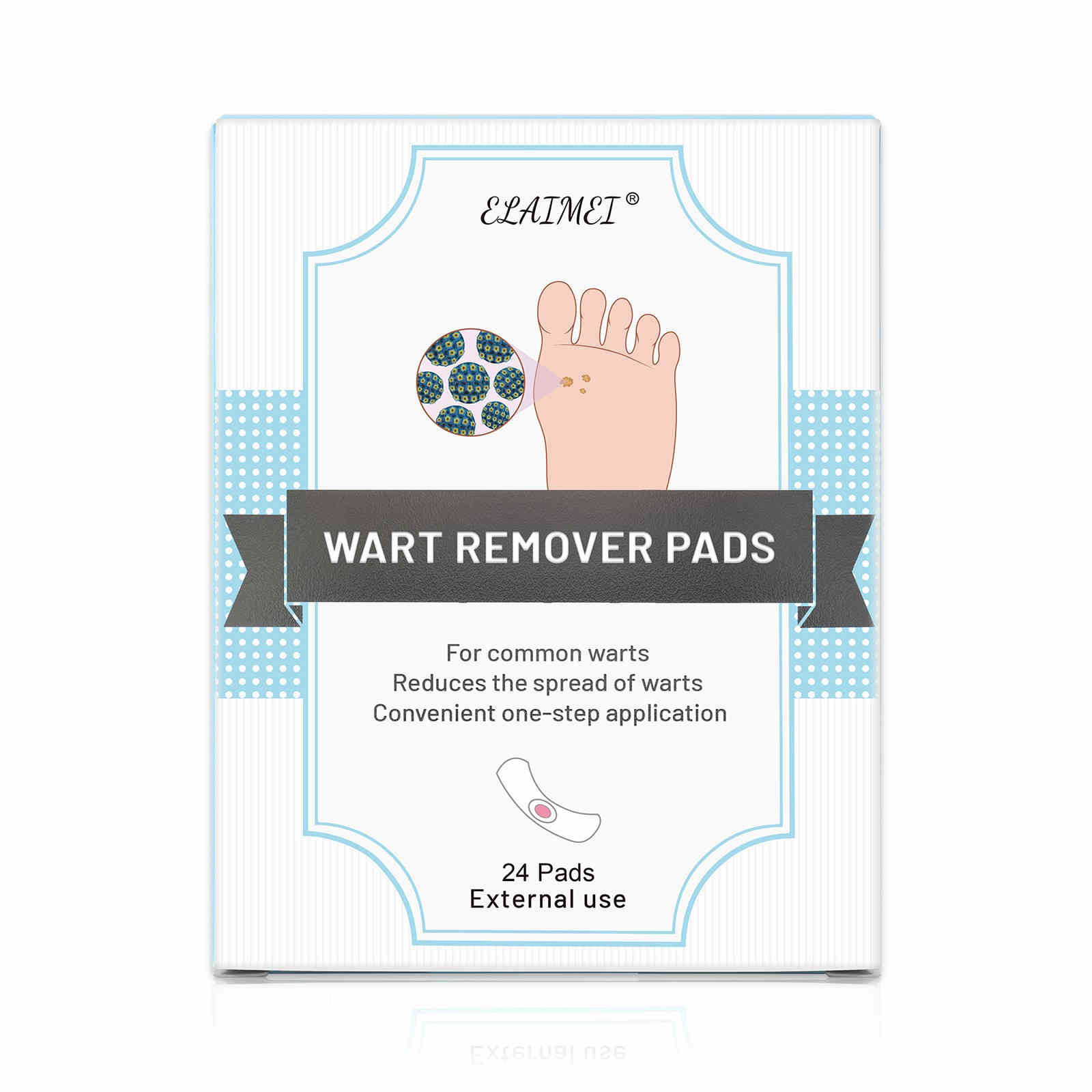 elaimei 腳部雞眼去除貼片 ( 一盒24個貼)