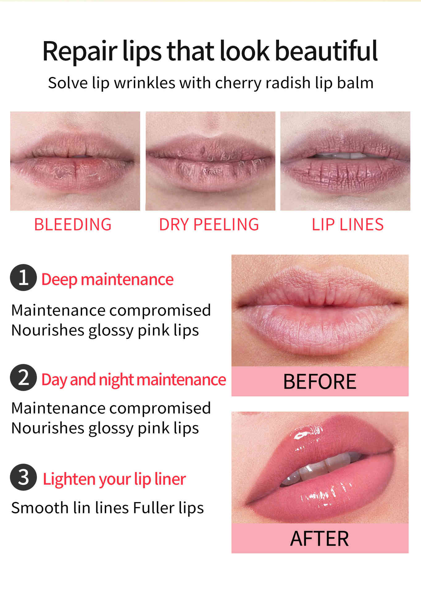 yanqina 胡蘿蔔素變色保濕滋潤口唇膏3.2g/支x2