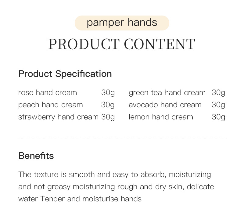 KORMESIC Pamper Hands 滋潤護手霜30g - 6種果香口味 CUN00068 2