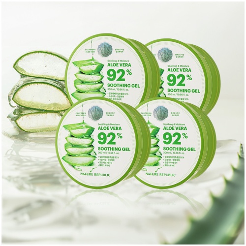 NATURE REPUBLIC 自然樂園蘆薈凝膠 300ml/盒｜1盒/2盒可揀