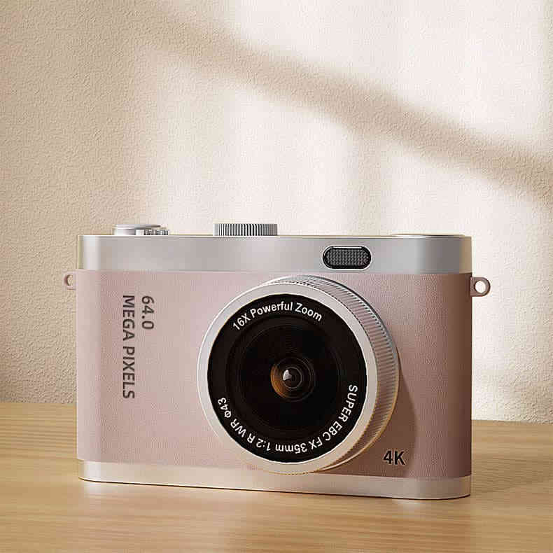SKU-04-粉色 4K高清CCD數碼相機四色可選(附送32GB記憶卡+讀卡機+安卓轉接頭) - Image 10