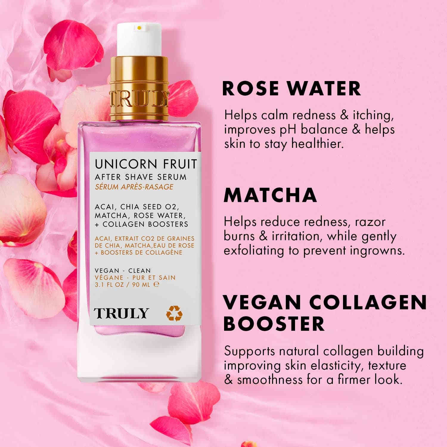 Unicorn Fruit 3.1 Fl Oz-04 亞馬遜熱賣TRULY 草莓香草精華乳-脫毛後修護精華 - Image 5