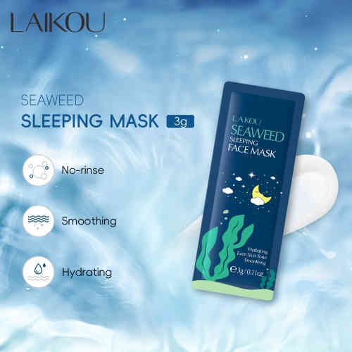 laikou 海藻睡眠面膜片 3g x15片