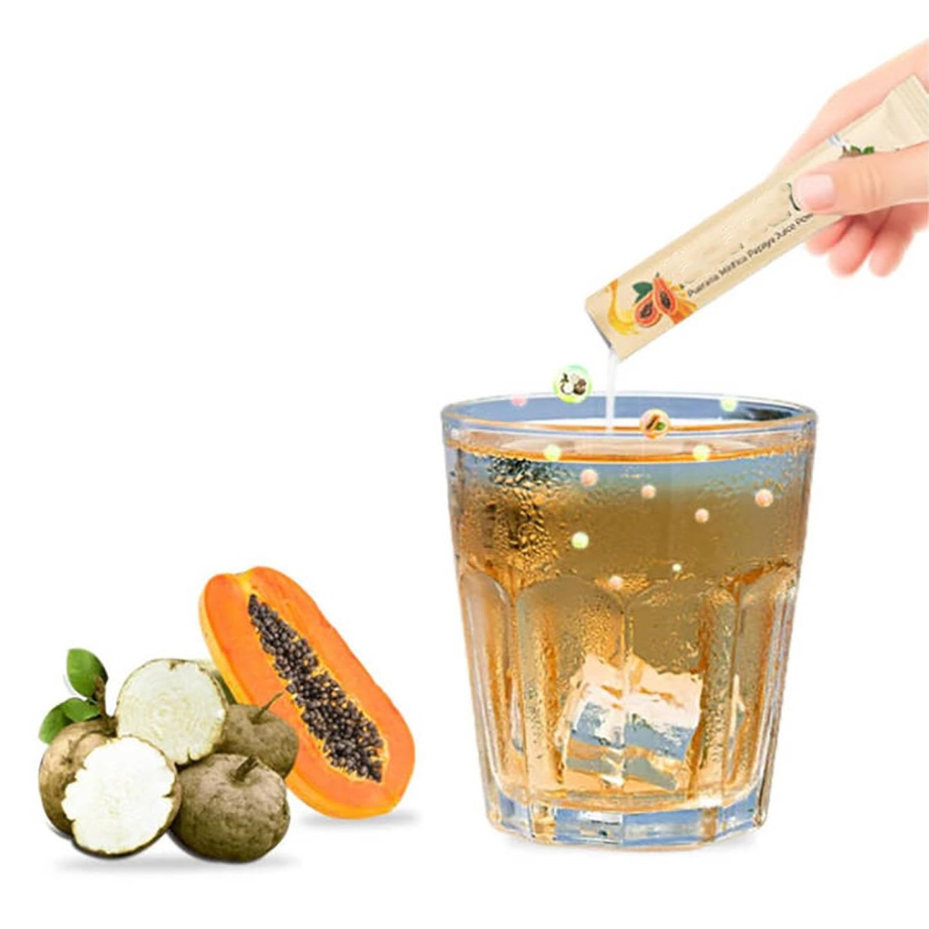 BosomMax 天然美胸葛根木瓜果汁粉 10包/盒 bosommax 葛根木瓜果汁粉 10包/盒