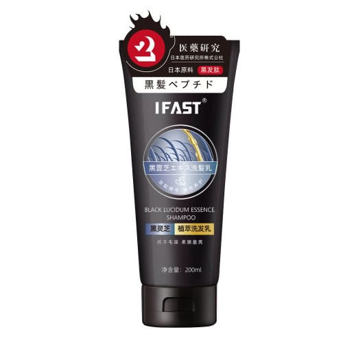 浴室用品 ifast 黑靈芝植萃洗髮乳 200ml