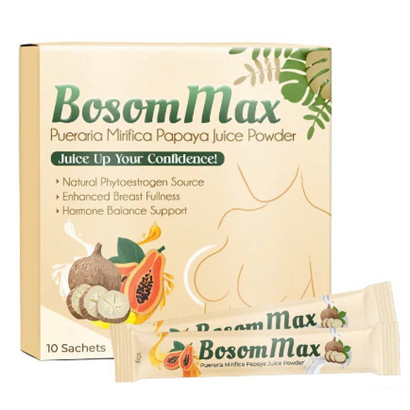 BosomMax 天然美胸葛根木瓜果汁粉 10包/盒 bosommax 葛根木瓜果汁粉 10包/盒