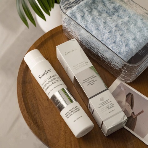 浴室用品 加拿大進口 Rosefen 白番茄滋潤緊緻沐浴油(400ml)