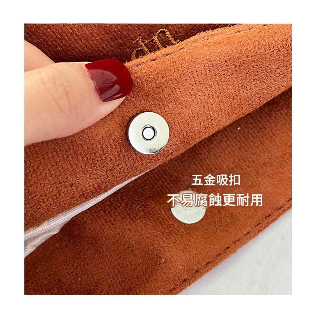 秋冬復古麂皮絨復古水桶包