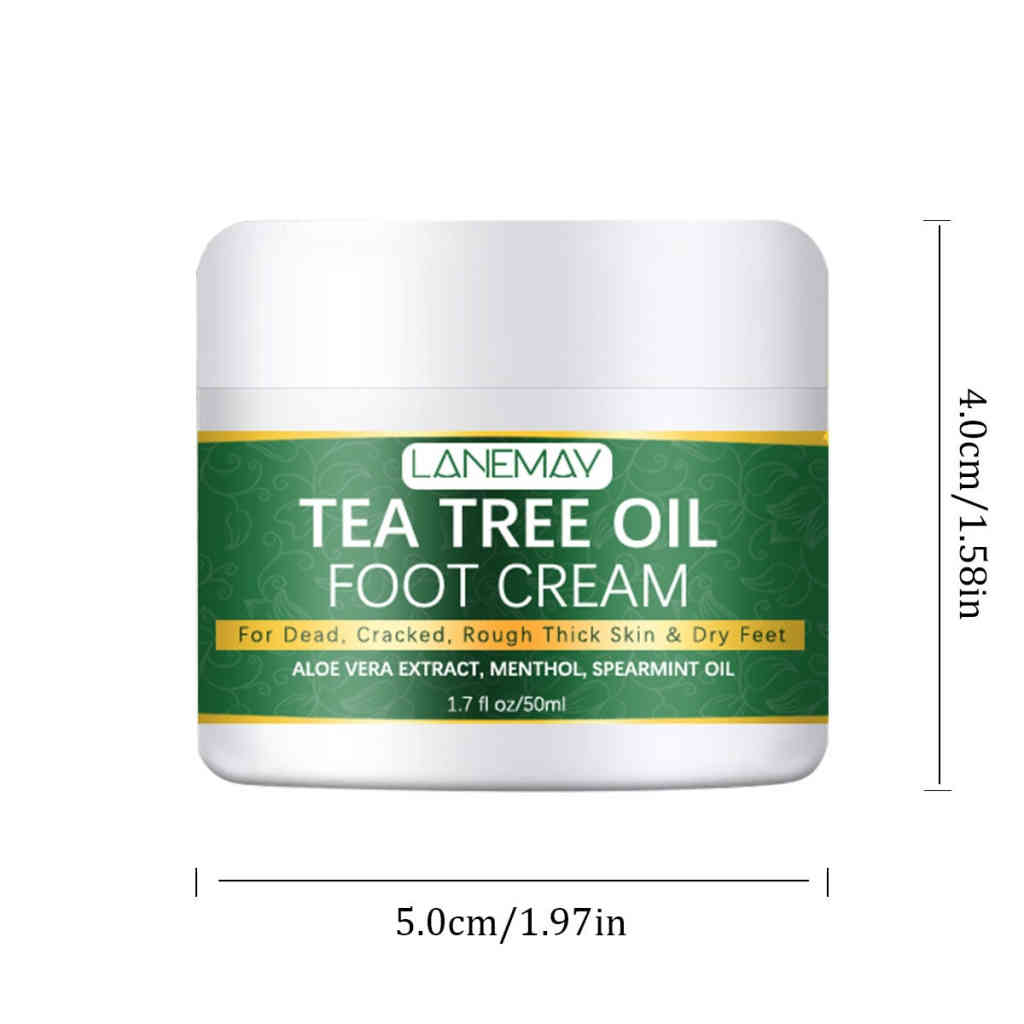 lanemay 茶樹精油護足霜50g/瓶