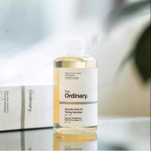 the ordinary果酸7%甘醇乙醇酸化妝水去角質爽膚水240ml/盒