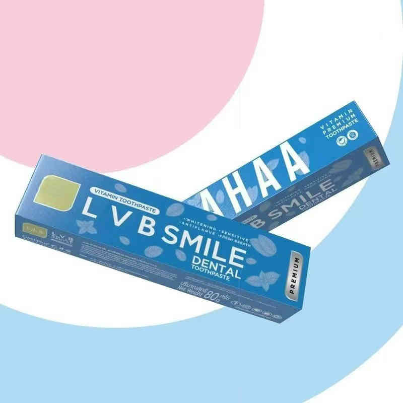 LVB SMILE 多種維他命特效美白防蛀牙牙膏 80g/盒X5 lvb smile 多種維他命特效美白防蛀牙牙膏 80g/盒