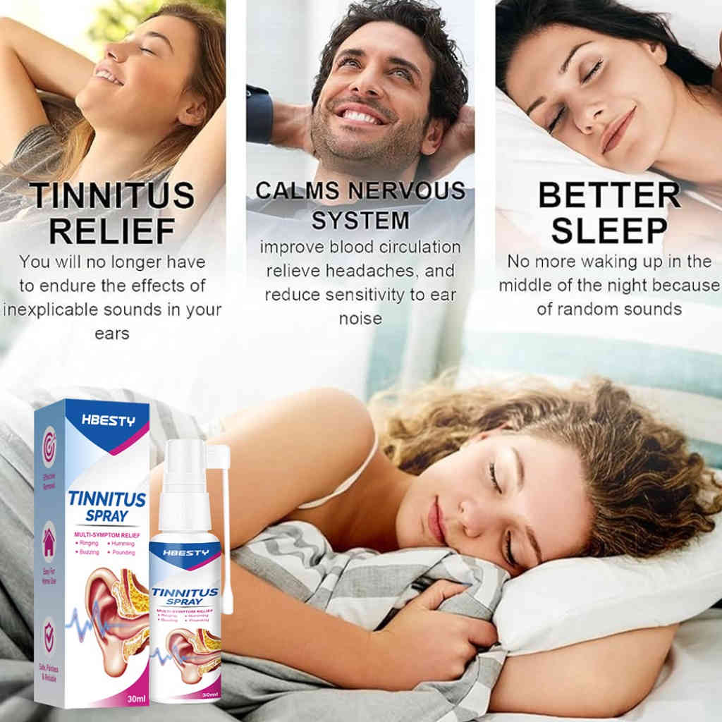 「告別耳鳴困擾，重拾寧靜生活！hbesty 耳鳴噴霧 30ml/支 天然舒緩，深層修護」