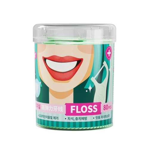 浴室用品 ( 韓國 )dr.baek 韓白樂超薄ptfe牙線棒(一盒80支)