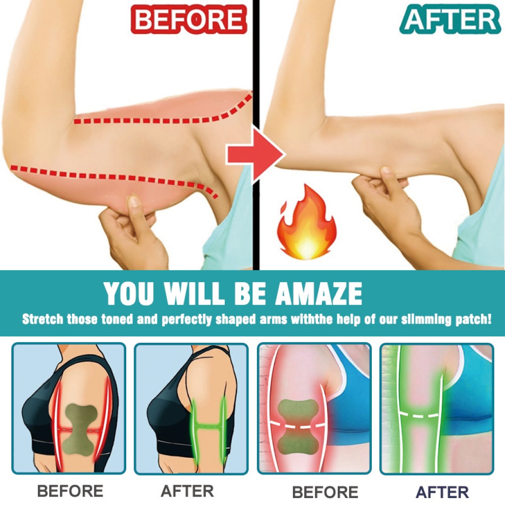 ð¥【hbesty 艾灸瘦臂貼 12貼/包】告別蝴蝶袖！天然草本萃取，定向燃脂，塑造緊實手臂線條！
