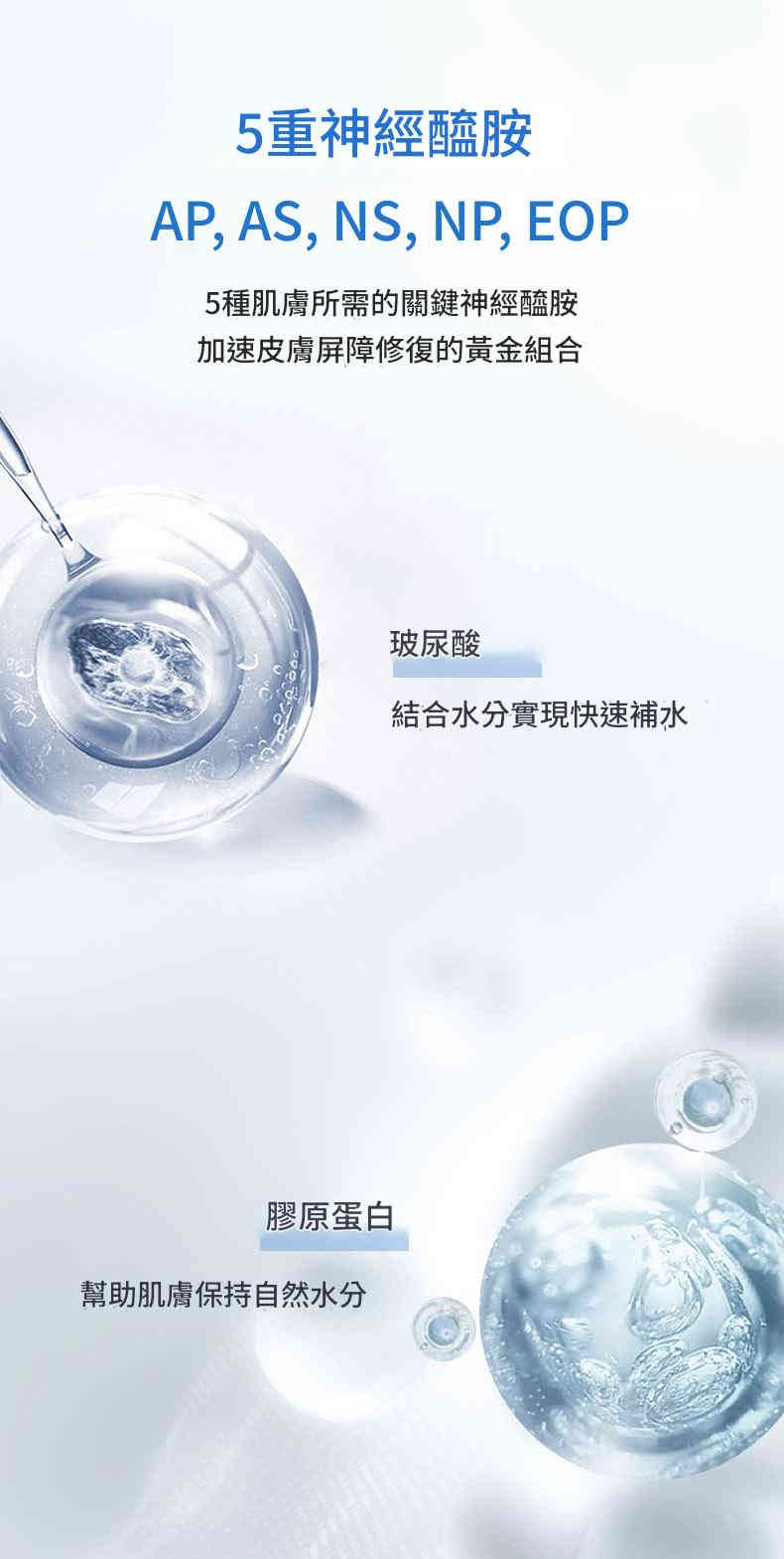 lanlatÉr 5x 神經醯胺維他命原b5和玻尿酸面部特效保濕液膠 50g/盒