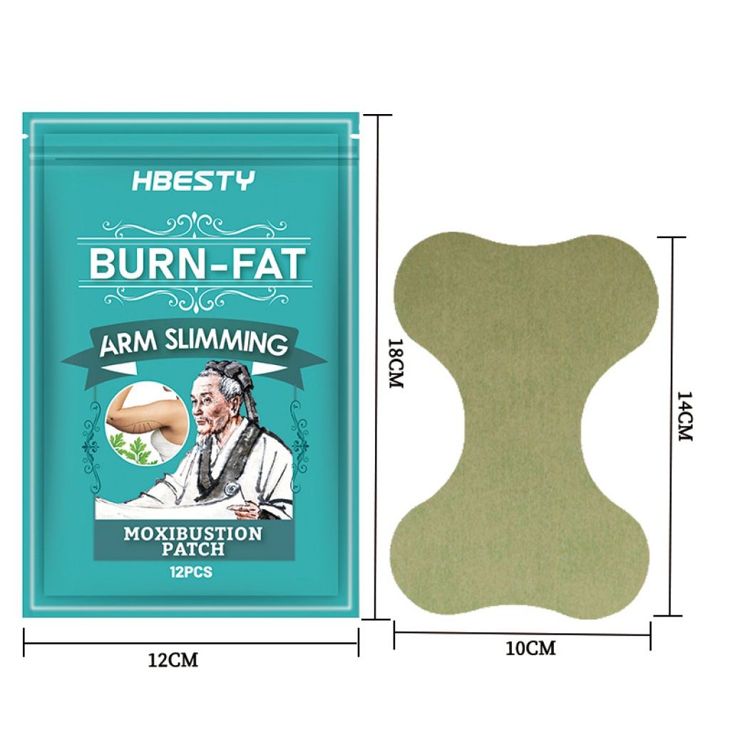 ð¥【hbesty 艾灸瘦臂貼 12貼/包】告別蝴蝶袖！天然草本萃取，定向燃脂，塑造緊實手臂線條！