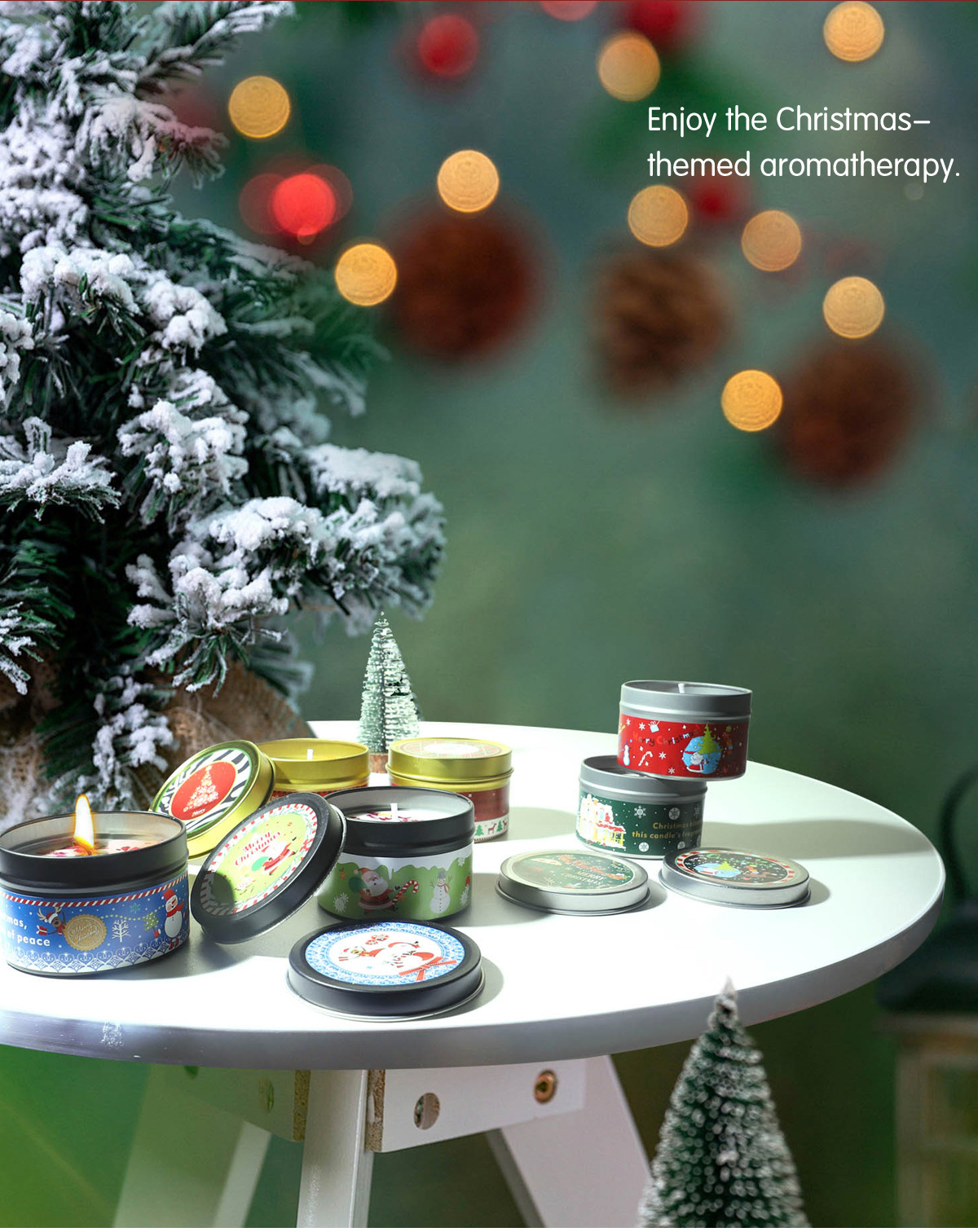 聖誕香薰蠟燭禮盒 多款香味 CUN00083 4