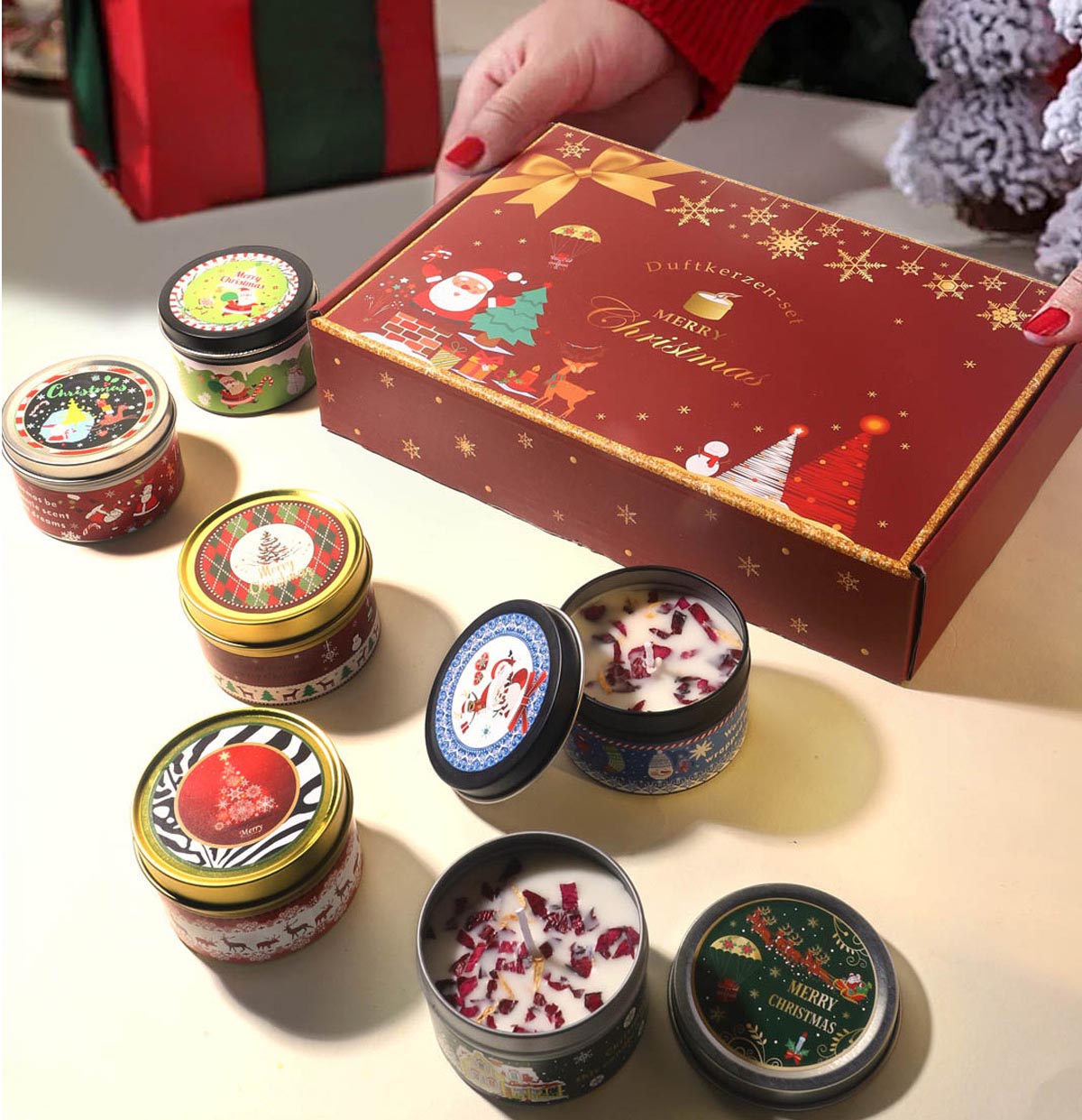 聖誕香薰蠟燭禮盒 多款香味 CUN00083 5