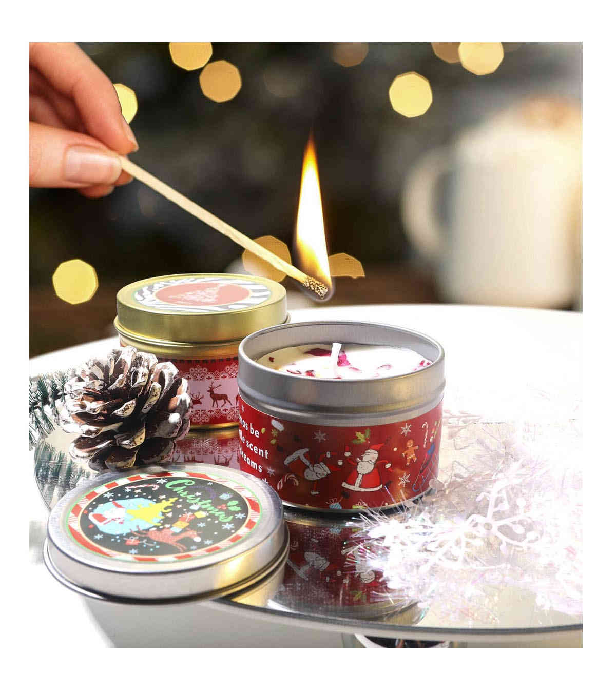 聖誕香薰蠟燭禮盒 多款香味 CUN00083 7
