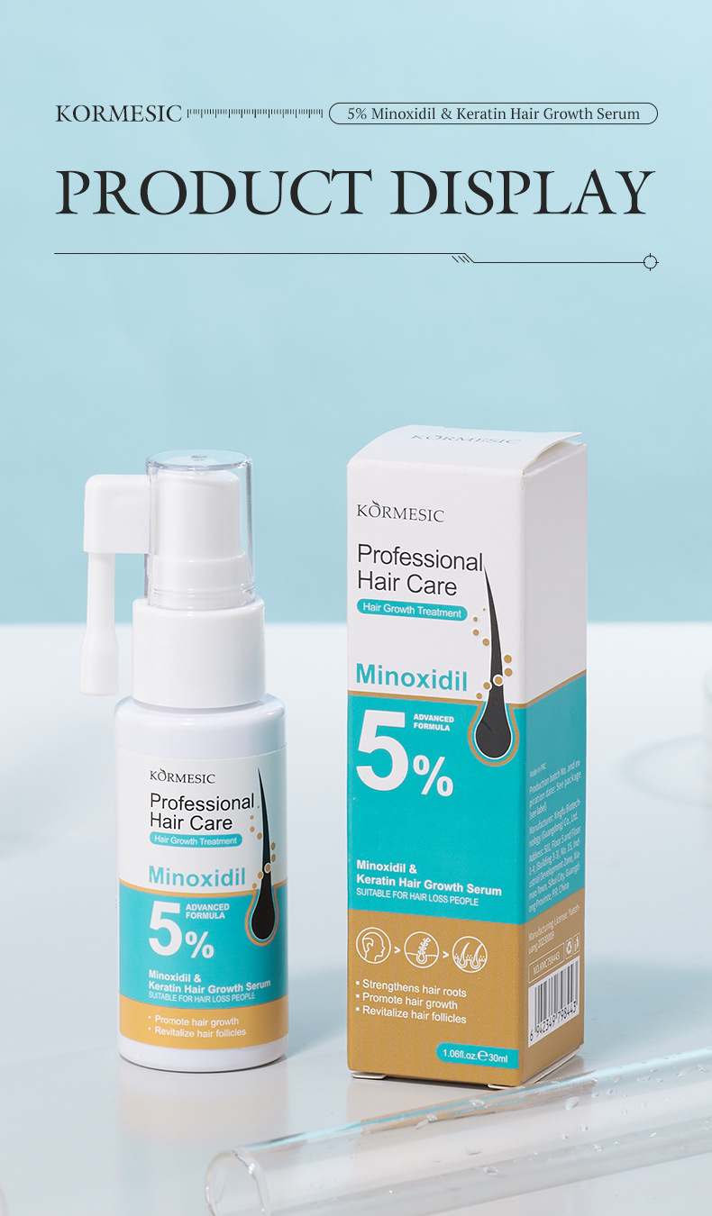 KORMESIC 5%米諾地爾角蛋白生髮護理套裝 CUN00102 8