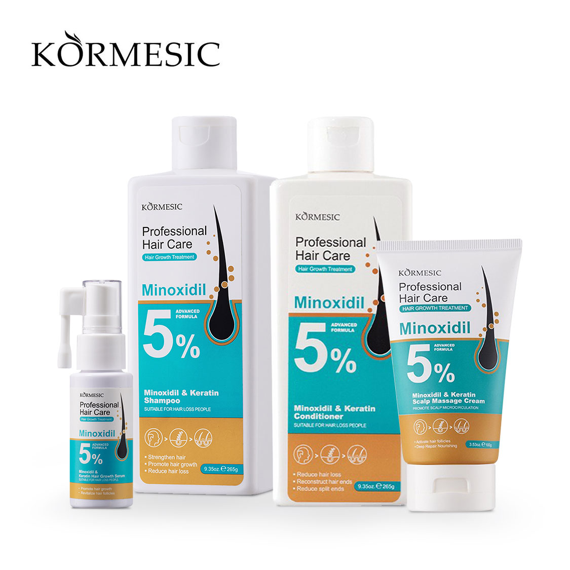 kormesic 5%米諾地爾角蛋白生髮護理套裝 kormesic 5%米諾地爾角蛋白生髮護理套裝