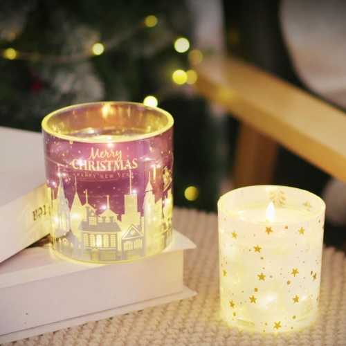 聖誕led果凍香氛蠟燭套裝 310g + 190g | 4款香味