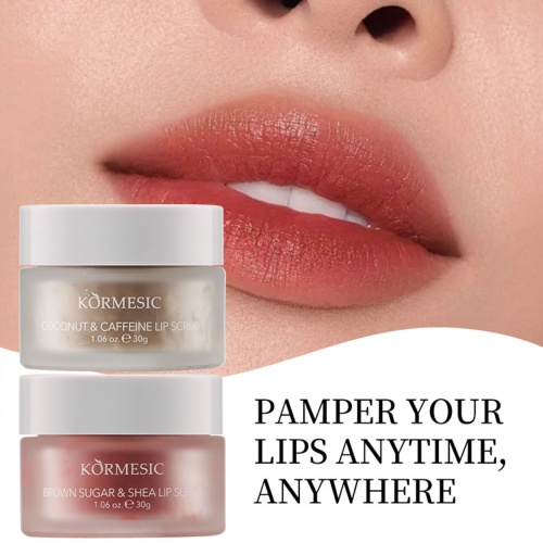 PickyEgg首頁 kormesic 唇部磨砂膏 30g 紅糖乳木果 / 椰子咖啡因
