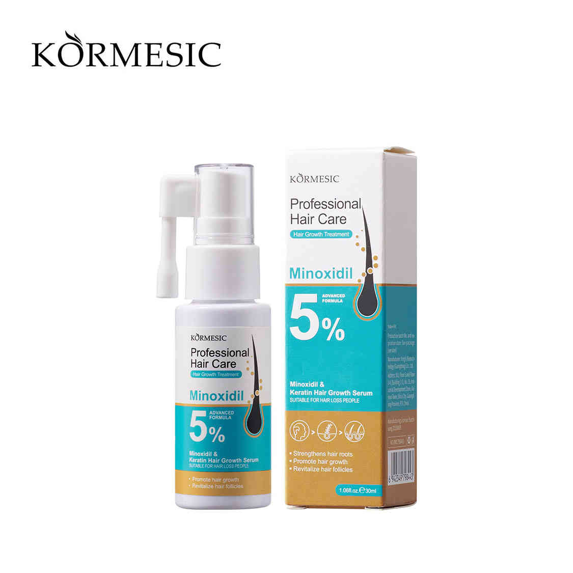 kormesic 5%米諾地爾角蛋白生髮護理套裝 kormesic 5%米諾地爾角蛋白生髮護理套裝