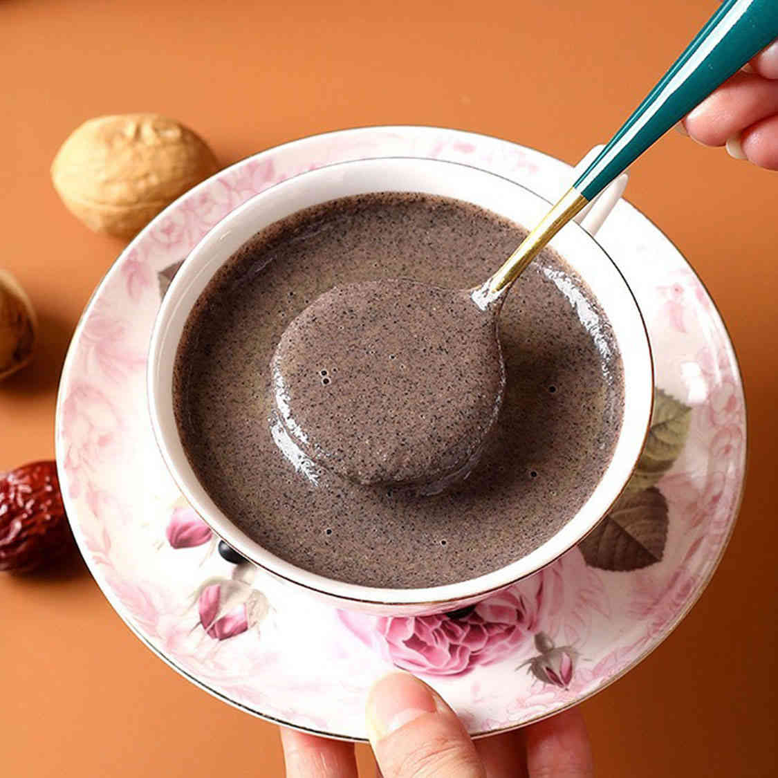 黑芝麻核桃桑葚粉/黑芝麻糊 500g 黑芝麻核桃桑葚粉/黑芝麻糊 500g