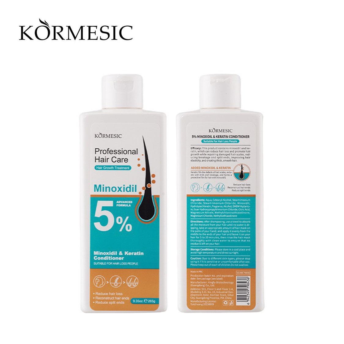 kormesic 5%米諾地爾角蛋白生髮護理套裝 kormesic 5%米諾地爾角蛋白生髮護理套裝