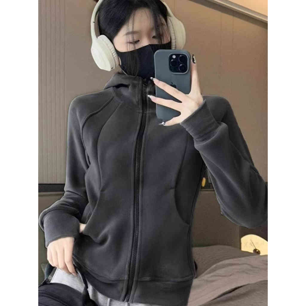 2025秋季新款 女款收腰搖粒絨衛衣外套