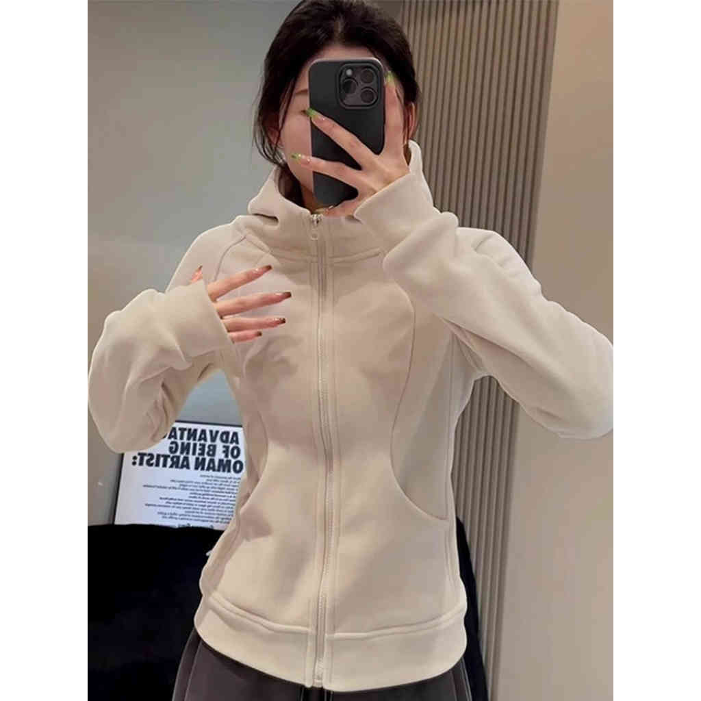 2025秋季新款 女款收腰搖粒絨衛衣外套