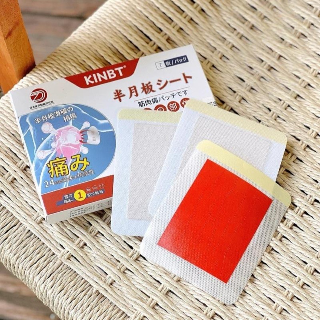 kinbt半月板貼腰腿肩頸關節外用膏貼健康貼正品7貼/盒（3盒装）