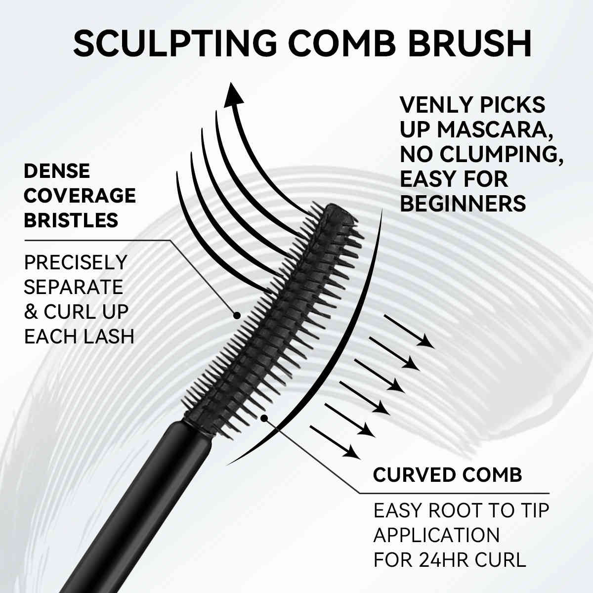 SIIMUNANA 防水纖長睫毛膏 9.9ml/支 auto draft