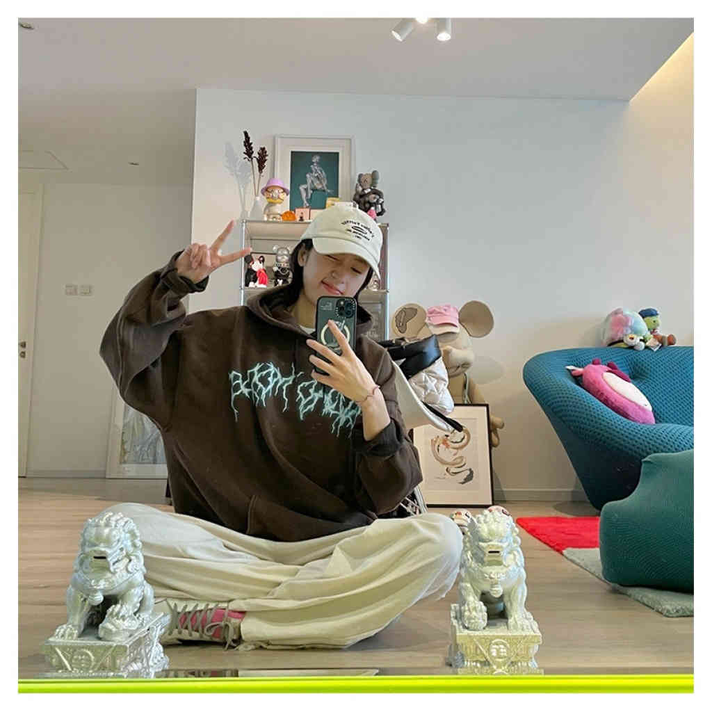 韓國badblood字母刺繡棒球帽