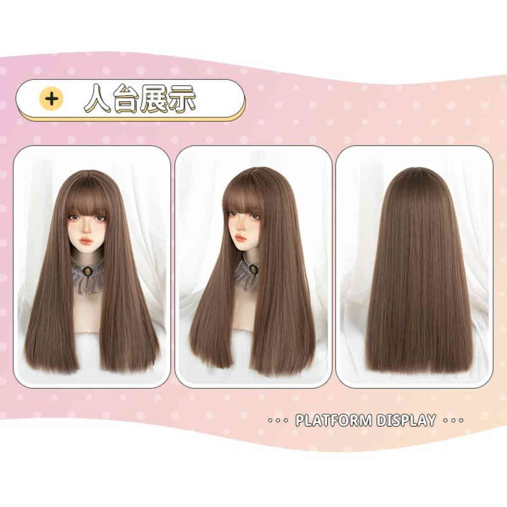 絕美一刀切長直髮 長度62cm