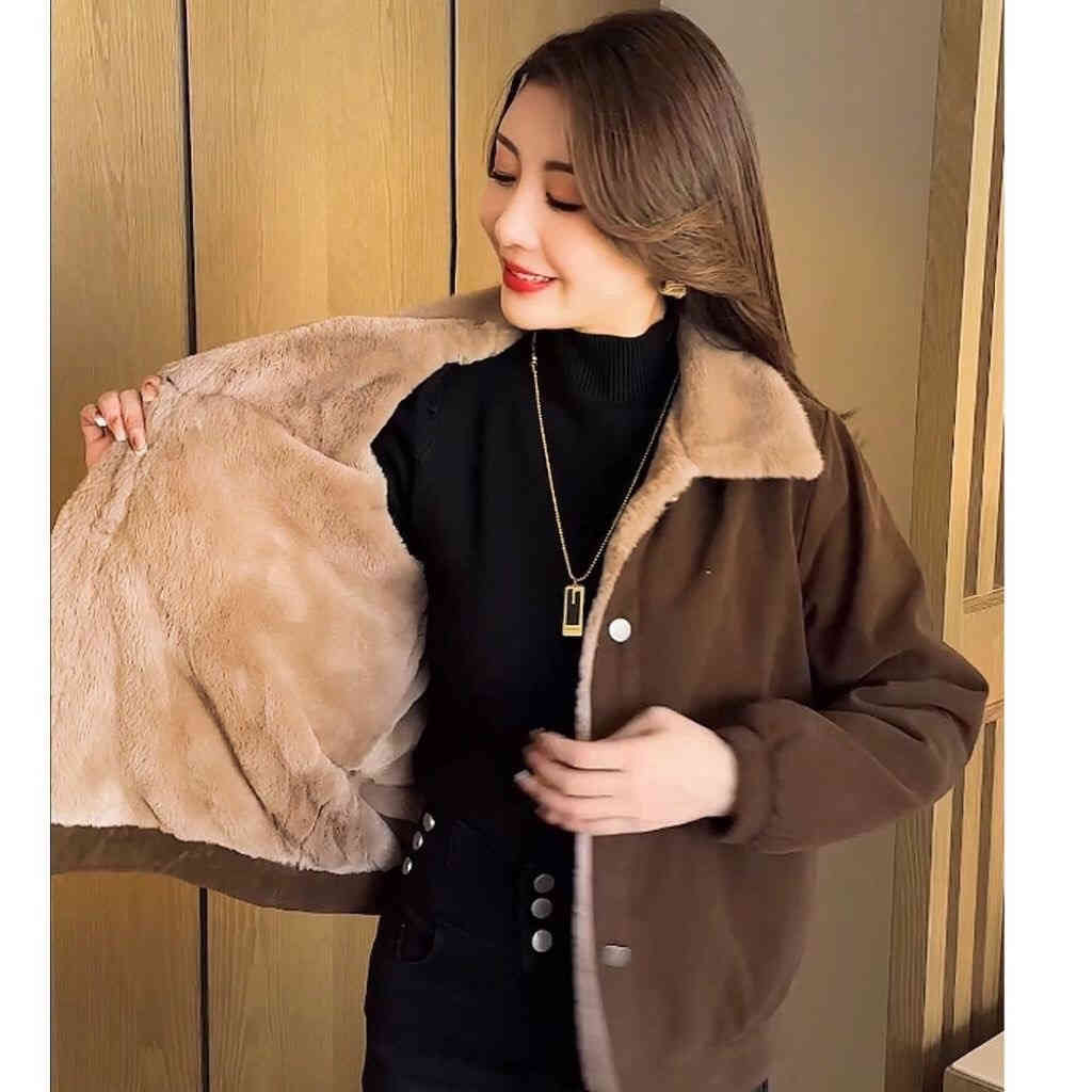 2025秋冬季新款 時尚百搭燈芯絨外套