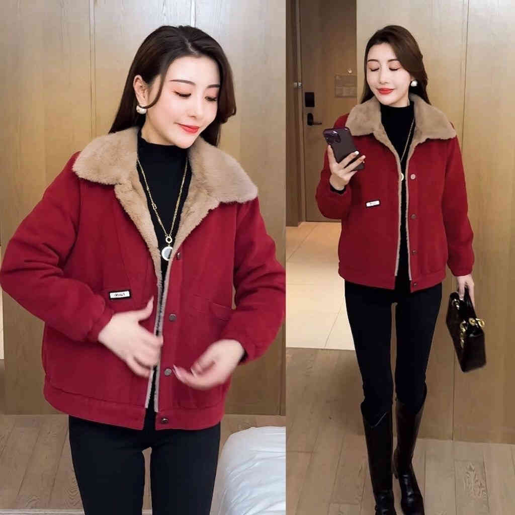 2025秋冬季新款 時尚百搭燈芯絨外套