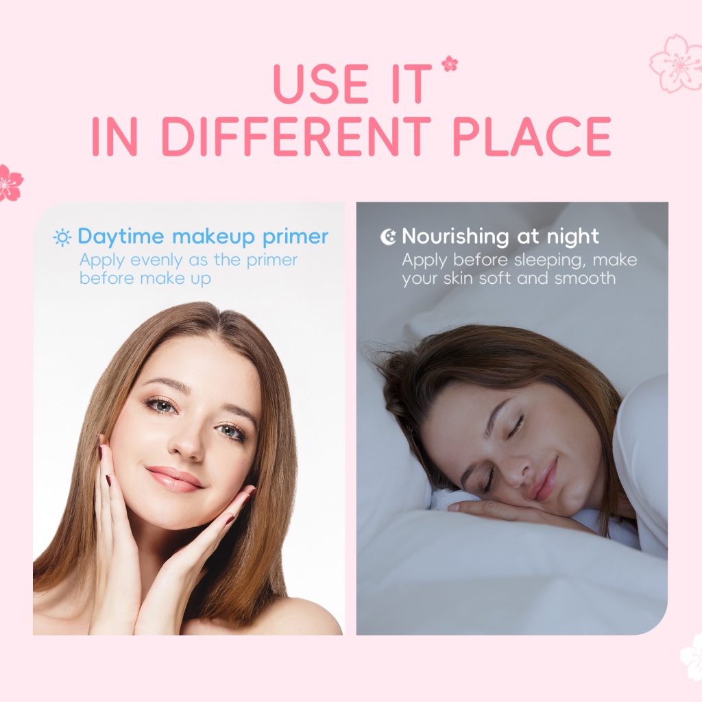 萊蔻日本櫻花精華乳霜25g 補水保濕霜