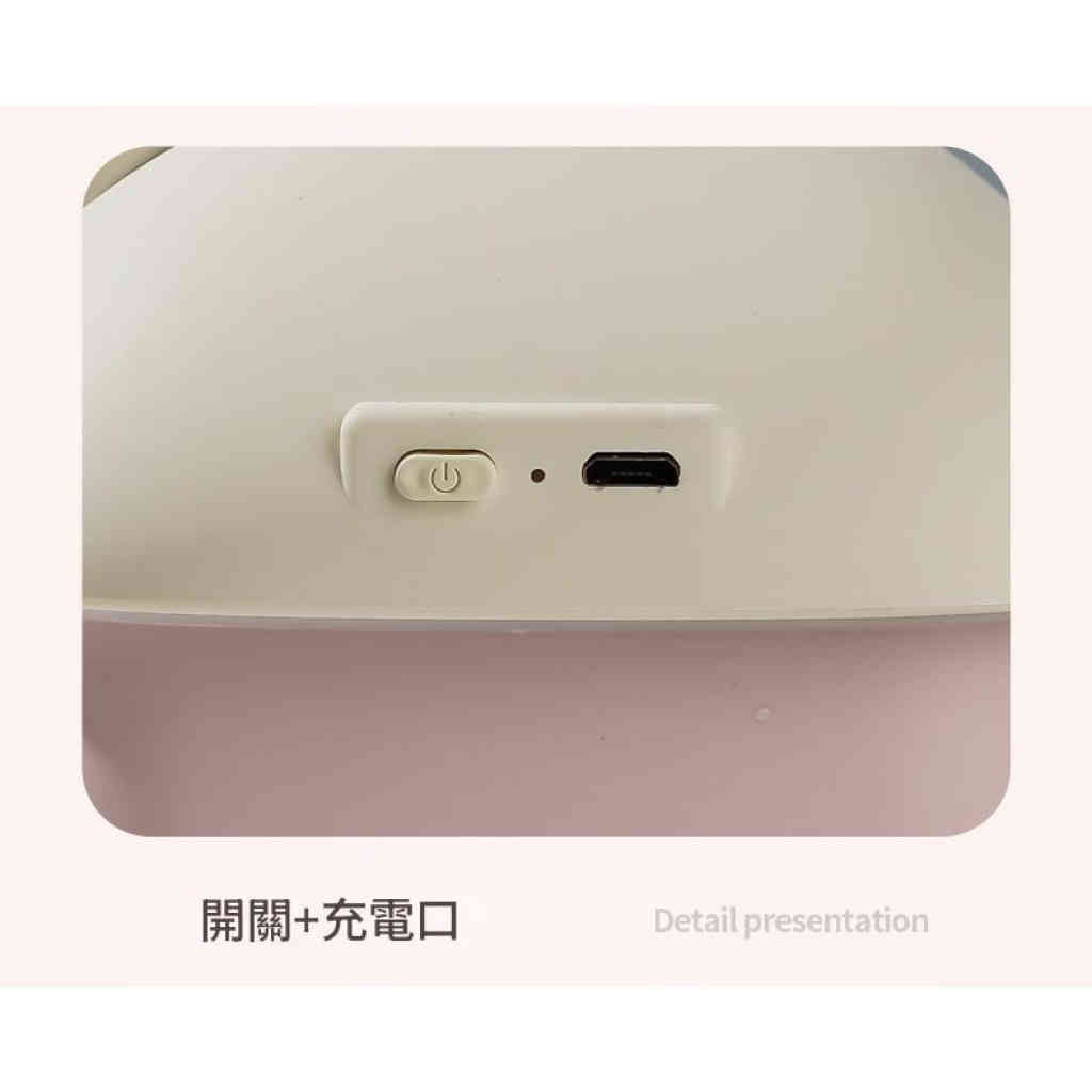 小房子加濕器 七彩夜燈靜音加濕 無線便攜納米細霧