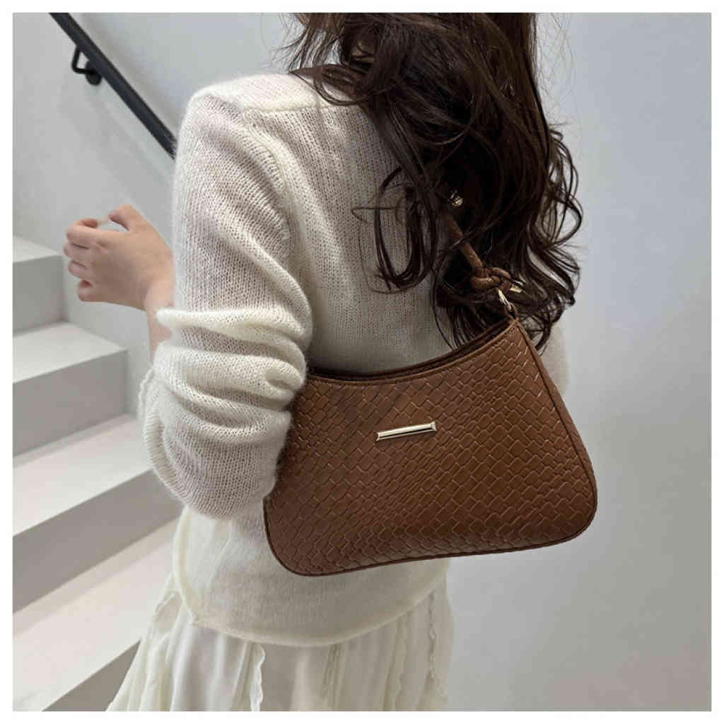 2025新款極簡純色腋下包